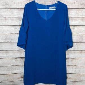 Belongsci Cobalt‎ Blue Bell Sleeve  Dress Size Medium